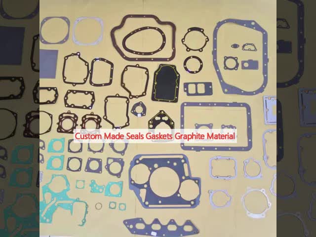 Custom Made Graphite Material Seal Gaskets Corrosion Resistant
