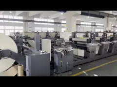 Coated Paper Flexo Printing Machine with servo motor