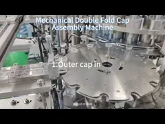 Mechanical Double Folding Cover Assembly Machine With High Capacity Servo Motor