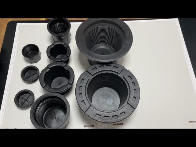 NC50 Heavy Duty Screw Cover Female Male Black plastic PP Thread Protector Caps