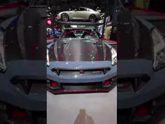 Nissan GTR Kohlenstofffaser-Körper-Kit GTR r35 Modernisiert 2024nismo-Stil Front- und Rückstoßfänger-Spoilern Haubenschutzflügel