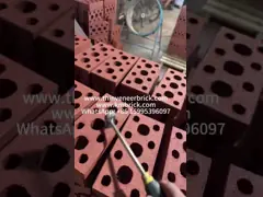 Easy Installation Hollow Clay Construction Brick Extruded Highly Fireproof