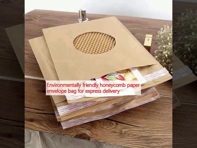 Customizable Honeycomb Paper Envelope Bag For Express Delivery Environmentally Friendly