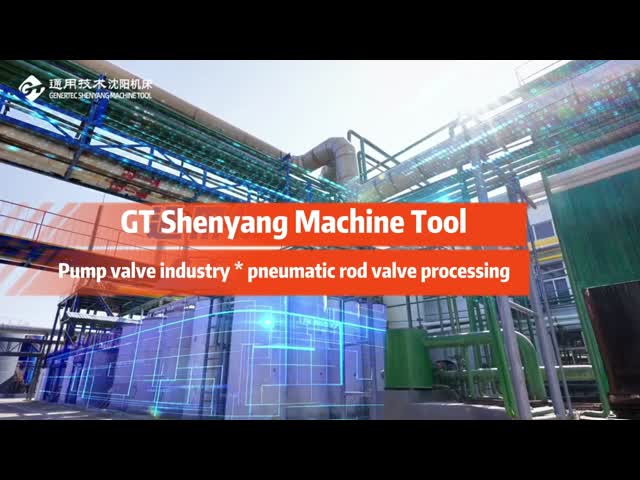 SMTCL CNC lathes HTC40 パンプバルブ産業加工 45度斜床 CNCターニング lathes