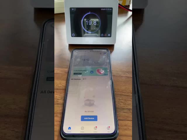 120v ワイヤレスWiFi スマート中央暖房 温度調節器 プログラム可能 ODM