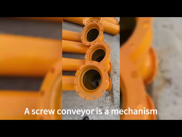 Flex Screw Conveyor System Dust Auger Screw Conveyor With Hopper