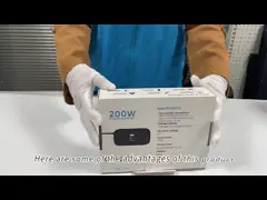Chargeur à inverseur de voiture de 200 W Chargeur rapide de 12 V à 220 V Pd Type C