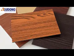 Protective Wooden Aluminum Composite Panel With PVDF Film Lamination For Superior Surface Protection