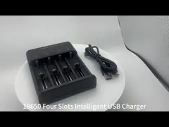 4 Slots 18650 Battery Charger Rechargeable 4.2V 2A For Li-ion Battery Ni-MH Ni-CD