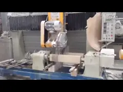 Two PCS 380V Single Pillar Stone Cutting Machine 16kw Baluster