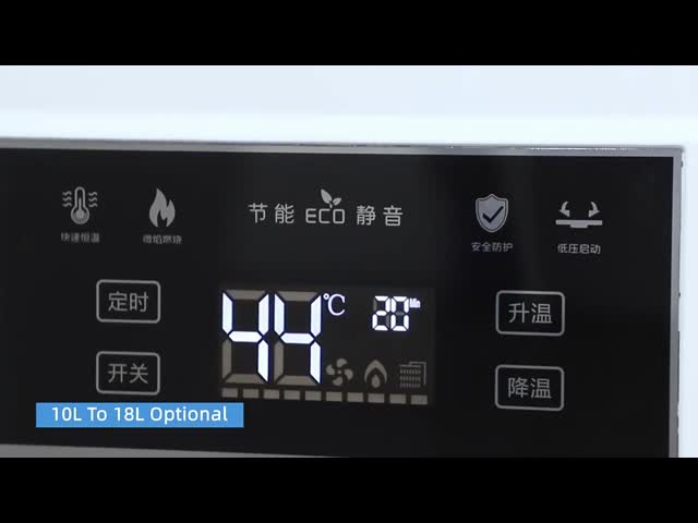 10L タンクのないガス式水温器 室内 インスタントシャワー バランスされた排気型