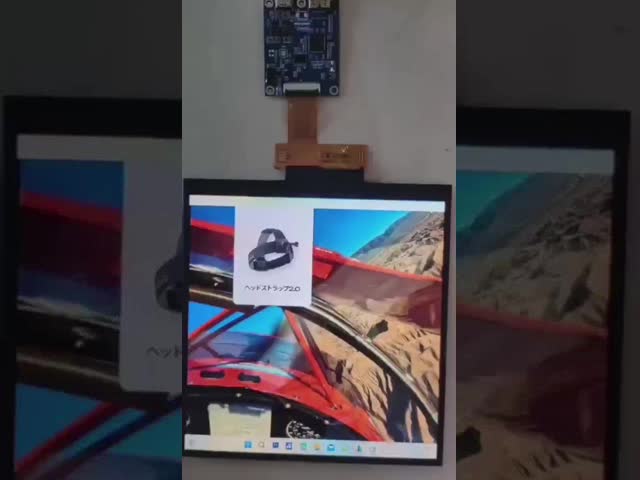 7.6インチ Square 1200x1200 TFT LCD ディスプレイ モジュール 高明るさ 1000cd/m2 MIPI インターフェース