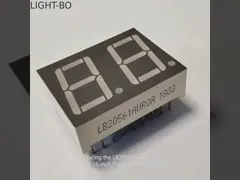 18 Pin 2 Digit 0.56inch 7 Segment LED Display Common Anode Ultra Bright Red for Temperature Indicator