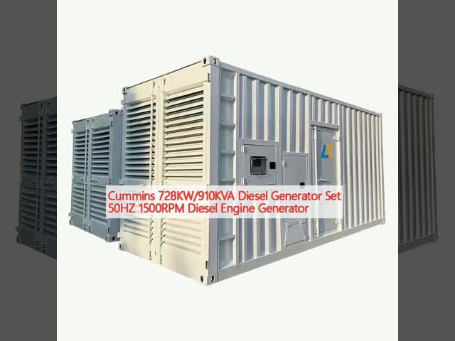 カミンズディーゼル発電機セット 50HZ/1500RPM オープン /耐気 /防音 /トレーラータイプ