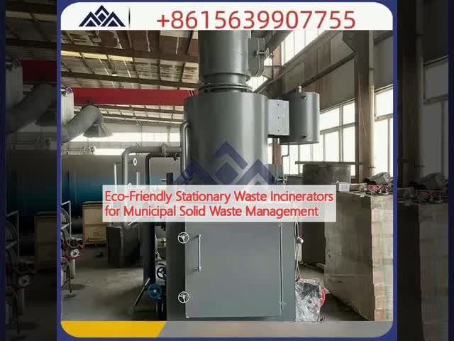 Eco Friendly Stationary Municipal Waste Incinerator Pneumatic Solid Waste Management