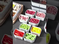 Plastic 3 Compartment Lunch Containers OEM Food Container Freezer