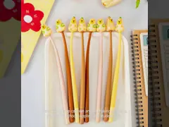Cute Cartoon Animal Shaking Gel Pens 0.5 Mm, Black Ink Gel Writing Pens For School Supplies Studentds Kids Gifts, 6 Pack