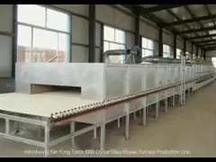 1000°C Fourniture à mosaïque en verre cristallin video