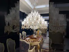 Luxus-Französische Kronleuchter mit Champagnerhänger