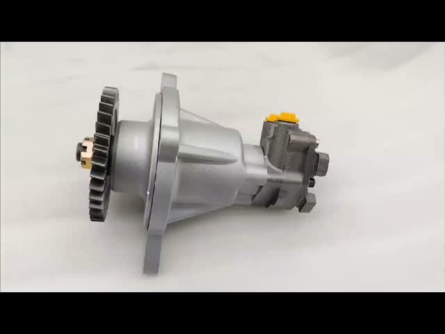 Steel Excavator Engine Parts Oil Pump 21600207 For Volvo D7D Engine EC240B EC290B