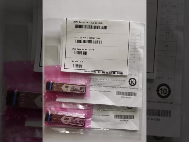 Transceptor óptico de SFP da relação do interruptor de GLC-LH-SMD, transceptor da fibra óptica de SFP