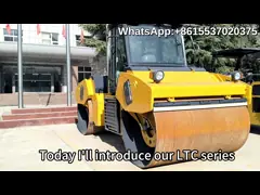 14Ton Hydraulic Double Drum Vibratory Roller LTC214 with Cummins 110kW Hot Sale In Tanzania