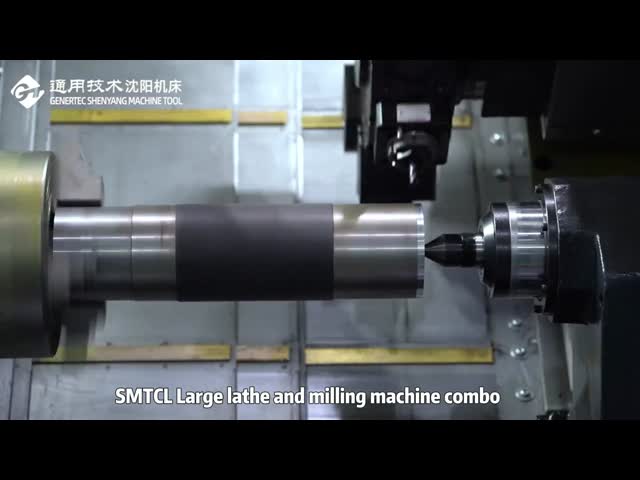 SMTCL Heavy Duty Slant Bed CNC Lathe HTC80 Horizontal CNC Lathe Milling Machine