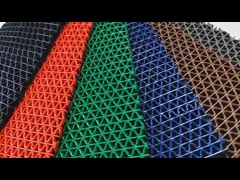 S نوع PVC المضادة للانزلاق حصيرة للماء البلاستيك الثقيلة حصيرة 5 مم سمك