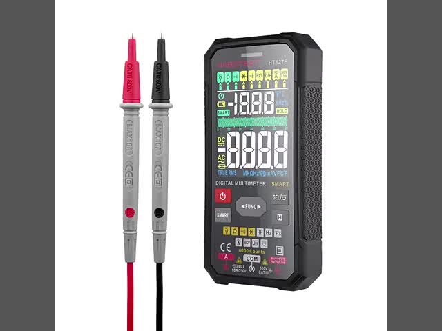 HT127Aの利用できる手持ち型のオシロスコープのマルティメーター6nF容量ODM