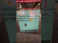 R134a R22 réfrigérant ISO Réservoir de récupération de gaz de la machine à l'épreuve de l'explosion réservoir de stockage de réfrigérant unité de récupération de recyclage video