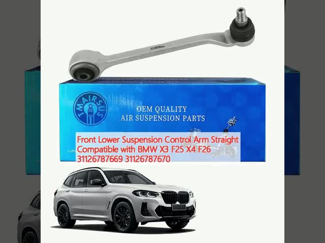 Front Lower Suspension Control Arm Straight Compatible with BMW X3 F25 31126787669 31126787670