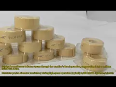 Fabbricazione di nastro giallo di aramide completamente rivestito con resistenza al calore