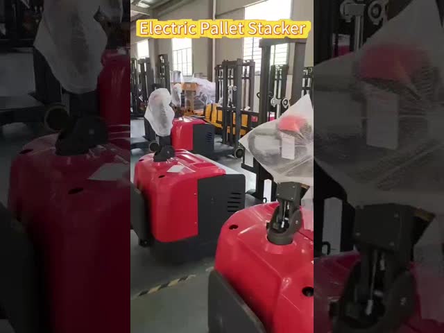 電動パレットスタッカー 1.5 トン 2 トン パレットスタッカー 電動フォークリフト