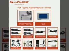 1080P 4 Way Driving Recorder 360 Car Camera System Voor Toyota ALPHARD