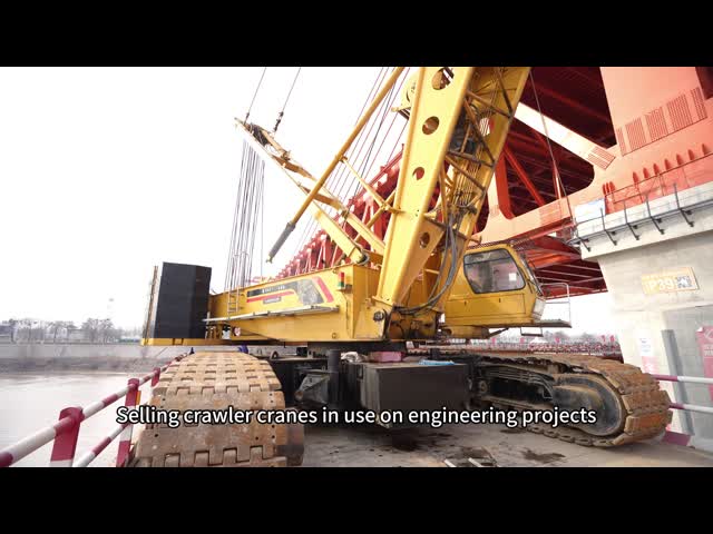 2400t.M 350ton Used Crawler Crane Equipment Required For Large Scale Infrastructure Construction