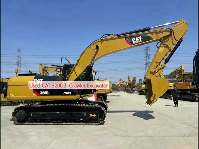 中古 カタピラー 320D2 掘削機 20 トン 中型 猫 掘削機