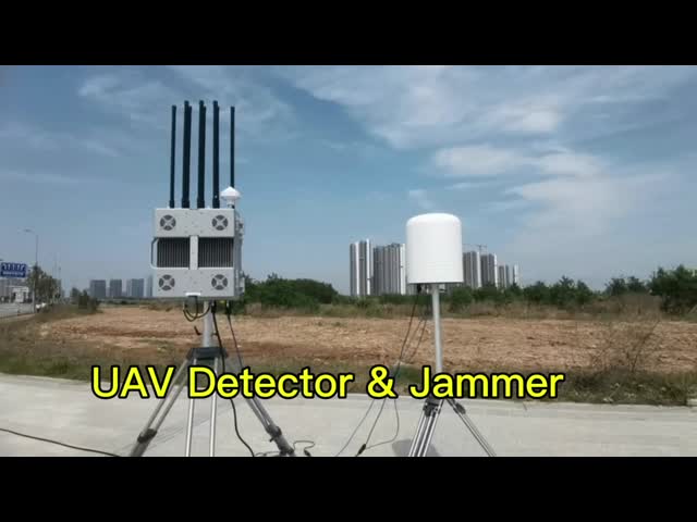 方向探知と位置位置付けを備えたドローン反測定検出器
