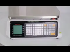 RLS1515 Label Printing Scale Double Monitor Digital Balance Scale For Supermarket
