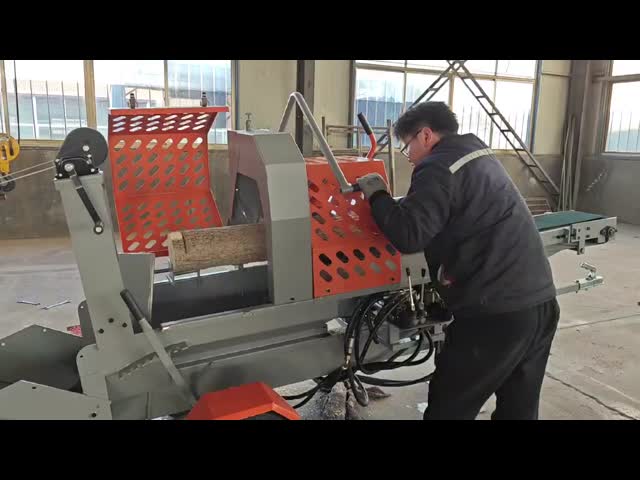 電力と効率 E スタート ガソリン 木材スプリッタ 薪加工器 木材切片機