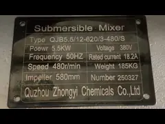 Jet Submersible Mixer Pump QJB For Sewage Water Treatment