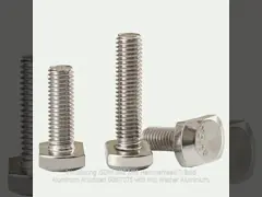 M8 M6 T Head Track Metal 304 410 Stainless Steel Bolt Plain for Aluminum Profile