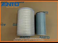 600-181-1600 600-181-1660 Air Filter KOMATSU Excavator Spare Parts For PC400LC-5