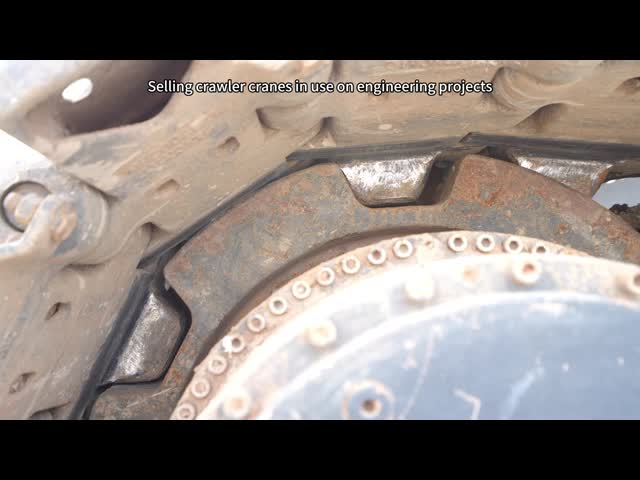 55T 水力クローラークレーン 橋建設 XGC55 203.5t.M