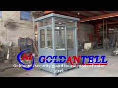 اندازه گیری بزرگ استفاده شده کابین های نگهبان پارکینگ Morden اتاق وظیفه موقت برای پارک