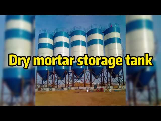Dry Powder Cement Storage Tank 50 Ton Cement Silo For Construction Works