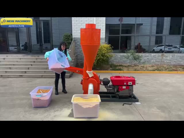 9FC40 3000KG 容量のあるハンマー粉砕機 動物用飼料粉粉工場用