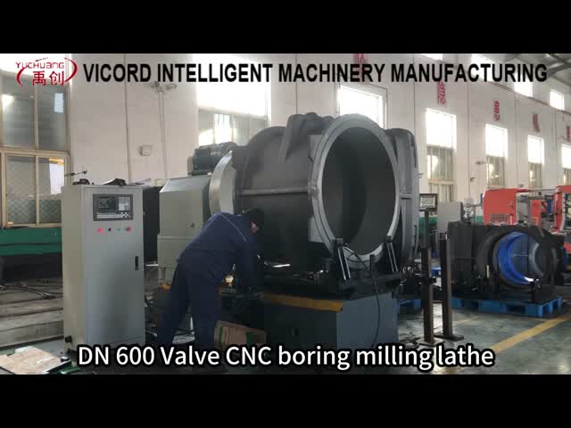DN 600 バルブ パイプフィッティング  boring Cnc ミール ターン ターン 機械