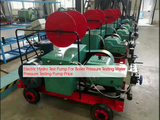 Hidro bomba elétrica do teste para o preço no abastecedor dos testes de pressão da água dos testes de pressão da caldeira vídeo