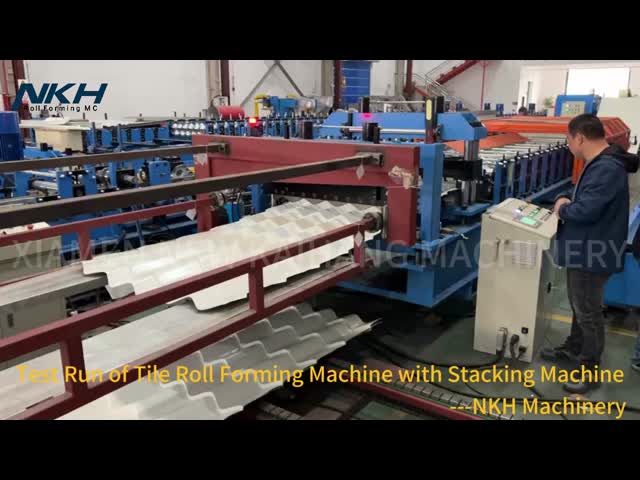 845 Roof Tile Panel Roll Forming Machine Tile Roof
