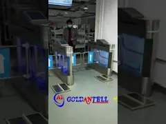 Διπλή δοκιμή ανοξείδωτου ESD Wristband καναλιών αντι τσιμπήματος ESD περιστροφικών πυλών συστημάτων πυλών